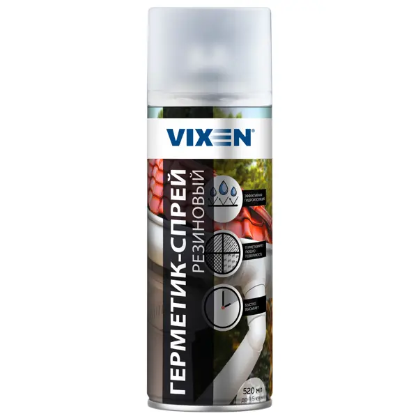 Спрей-герметик резиновый Vixen Жидкая резина 520 мл аэрозоль vixen жидкая резина 520 мл прозрачный матовый