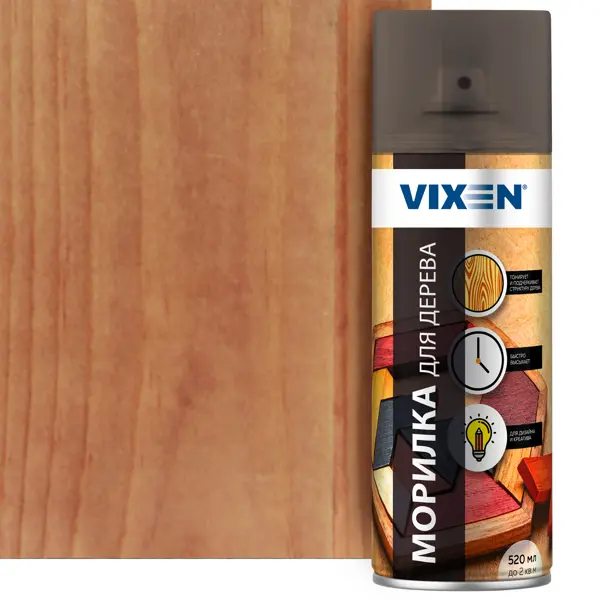 Морилка для дерева Vixen 520 мл цвет орех воск для дерева vixen