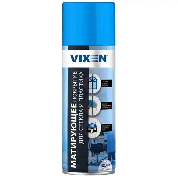Матирующее покрытие Vixen 520 мл цвет голубой лак аэрозольный тонирующий vixen для стекла и пластика 520 мл