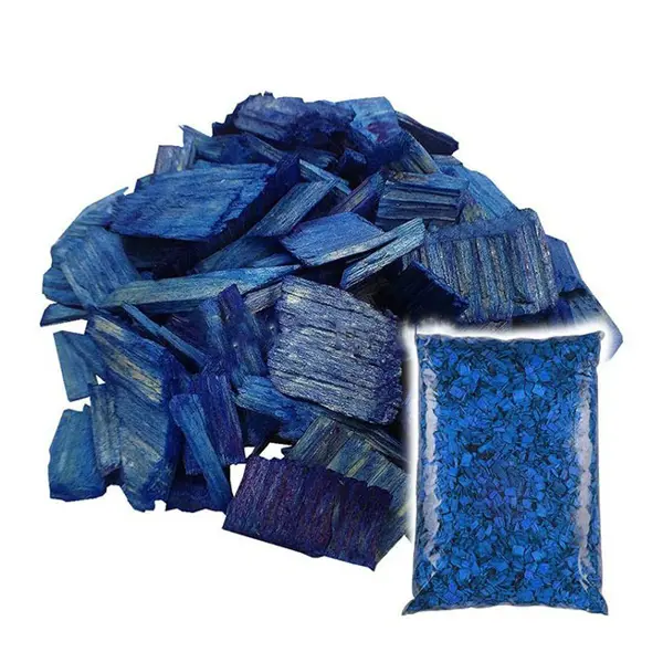 Щепа цвет синий 50 л декоративная ваза из рельефного стекла 95×95×200 мм синий