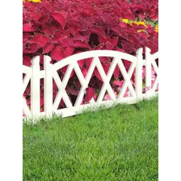 Ограждение Арка 240x26 см цвет белый арка садовая