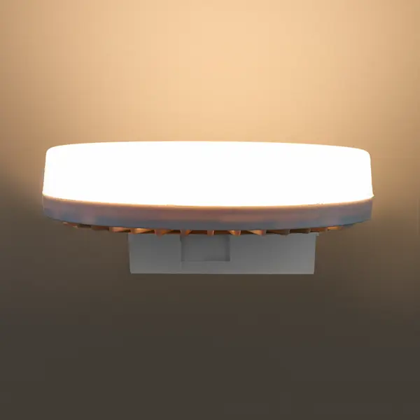 фото Лампа светодиодная volpe gx53 220-240 в 7 вт спот матовая 750 лм теплый белый свет
