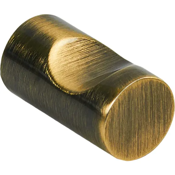 Ручка-кнопка мебельная 2601-00-AB 22x12 мм, цвет бронза ручка кнопка almerald цам бронза