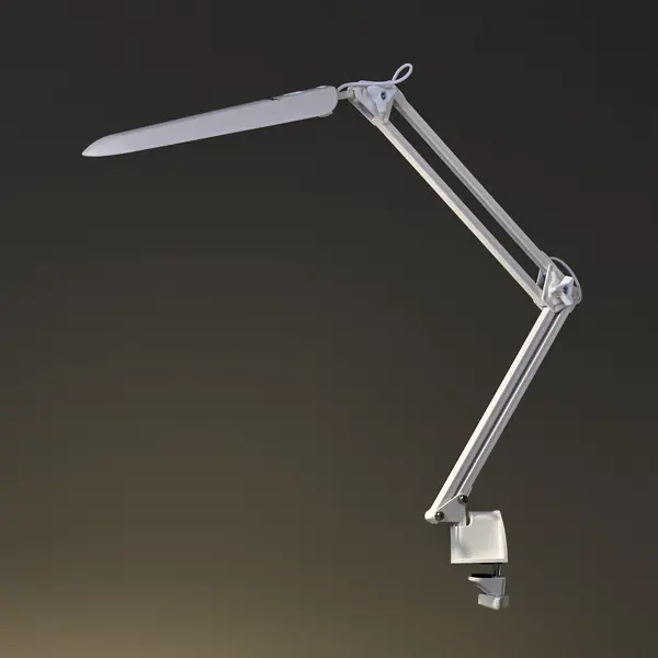 фото Рабочая лампа настольная светодиодная tld-524, цвет белый uniel