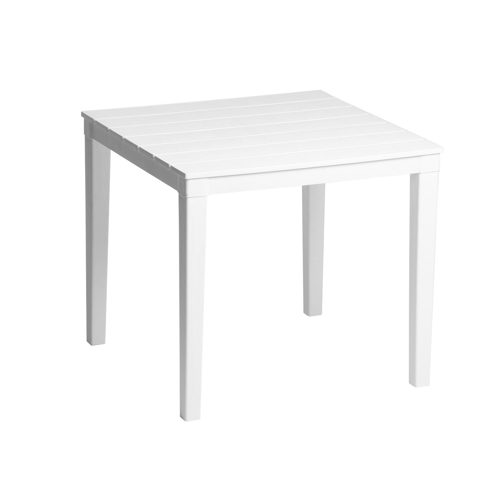 стол квадратный пластиковый белый