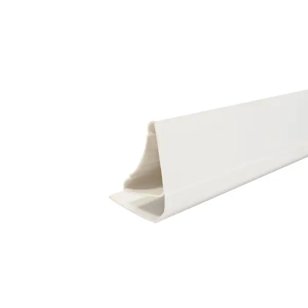 Плинтус потолочный ПВХ Т5 мм цвет белый 3000 мм плинтус потолочный экструдированный полистирол inspire с06 30 белый 30х30х2000 мм