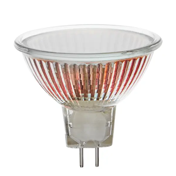 Лампа галогеновая Онлайт MR16 GU5.3 12 В 20 Вт спот 260 Лм теплый белый свет для диммера лампа онлайт