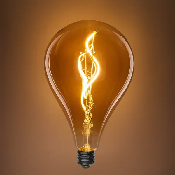Лампа светодиодная Онлайт PS125-4-230-2.7K-E27 E27 220-240 В 4 Вт декоративная 240 Лм теплый белый свет трансформатор онлайт ot eh 105 en для галогенных ламп 220 в 105 вт