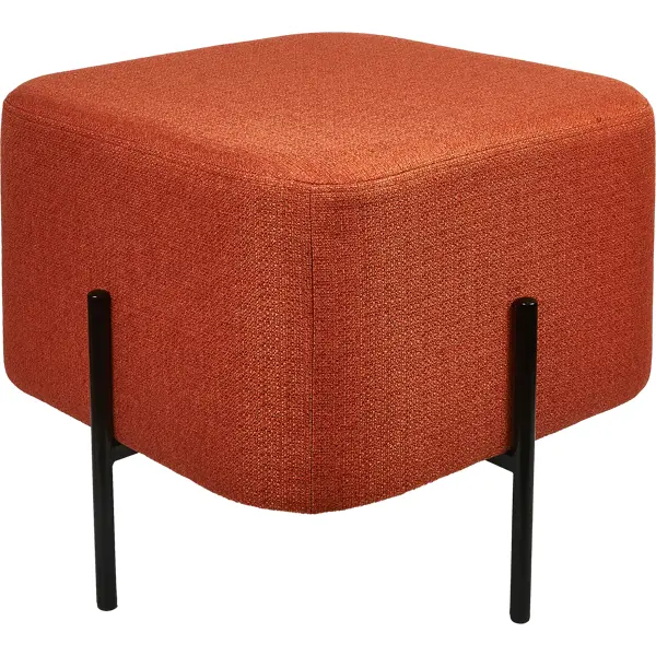 Пуф полиэстер Эрик оранжевый 45x42 см ремни для переноски мебели оранжевый 2 шт