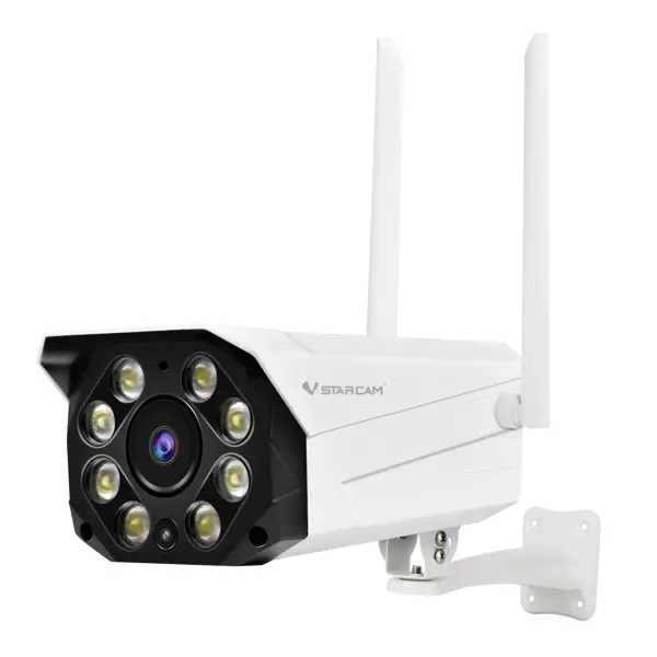 IP камера внутренняя/уличная Vstarcam C8855G 3 Мп 1080P Full HD 4G цвет белый камера видеонаблюдения уличная ezviz c8pf 2 мп 1080p wi fi белый
