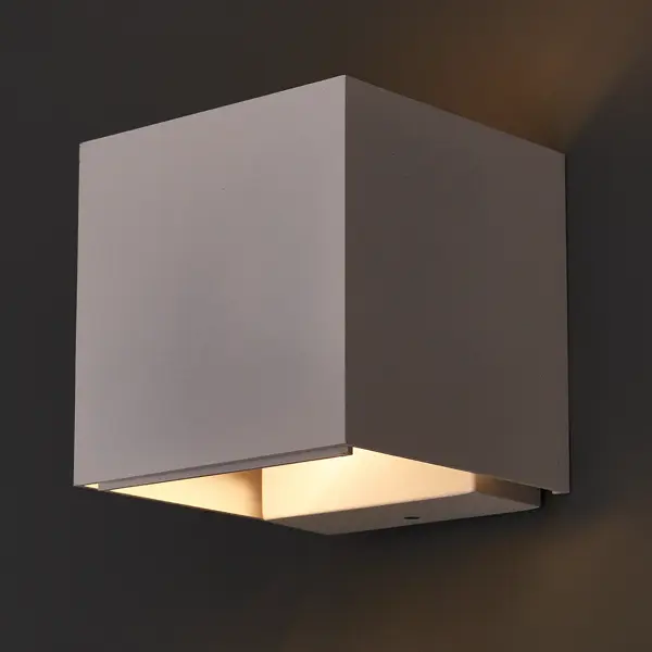 фото Настенный светильник уличный светодиодное rulkub 6 вт ip54 цвет белый металлик arte lamp