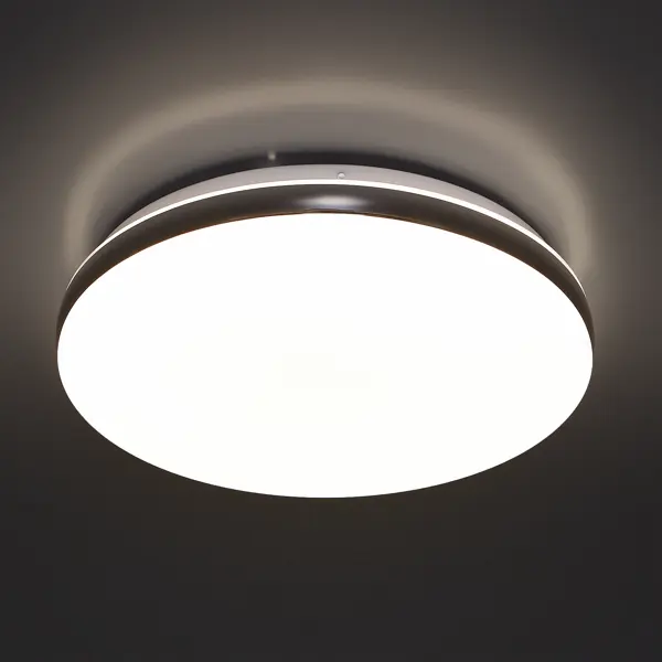 Светильник настенно-потолочный Сонекс Tan LED 30W ø 330 IP43 цвет хром светильник feron ml213 настенно потолочный под лампу gx53 белый