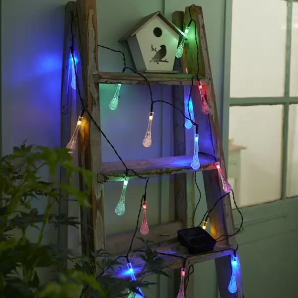 Гирлянда светодиодная Inspire Muxia на солнечных батареях 5 м цвет прозрачный уличная светодиодная гирлянда на солнечной батарее праздничное украшение сада рождественское освещение 5 м 7 м 12 м 22 м