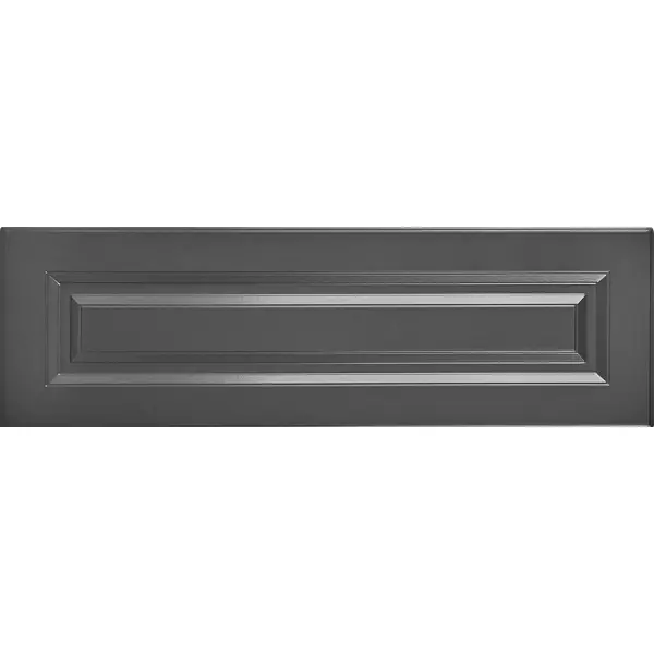 фото Дверь для ящика delinia «мегион» 80x26 см, мдф, цвет тёмно-серый delinia id