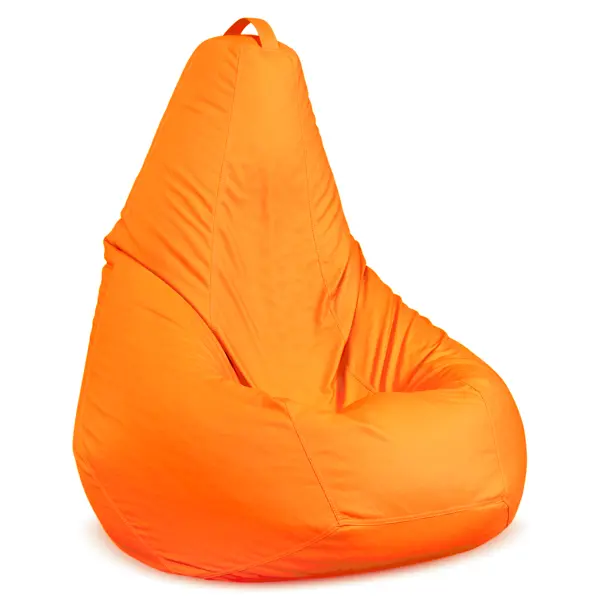 фото Кресло-груша полиэстер seasons оранжевый 70x120 см