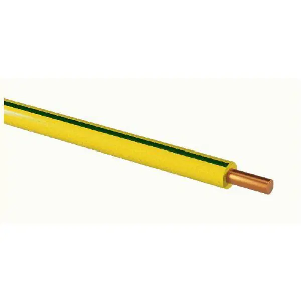 Провод TDM Electric ПуВнг-LS 1x10 на отрез ГОСТ цвет желто-зеленый аквамаркер двусторонний сонет желто зеленый