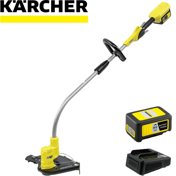 Триммер аккумуляторный Karcher LTR 36-33 Battery Set 36 В, АКБ и ЗУ входит в комплект триммер аккумуляторный worx nitro wg186e 92 40 в акб и зу не входит в комплект