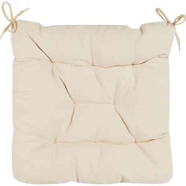 Подушка для садовой мебели Linen Way 44x44 см цвет кремовый подушка для садовой мебели 180x55 см бежево бело