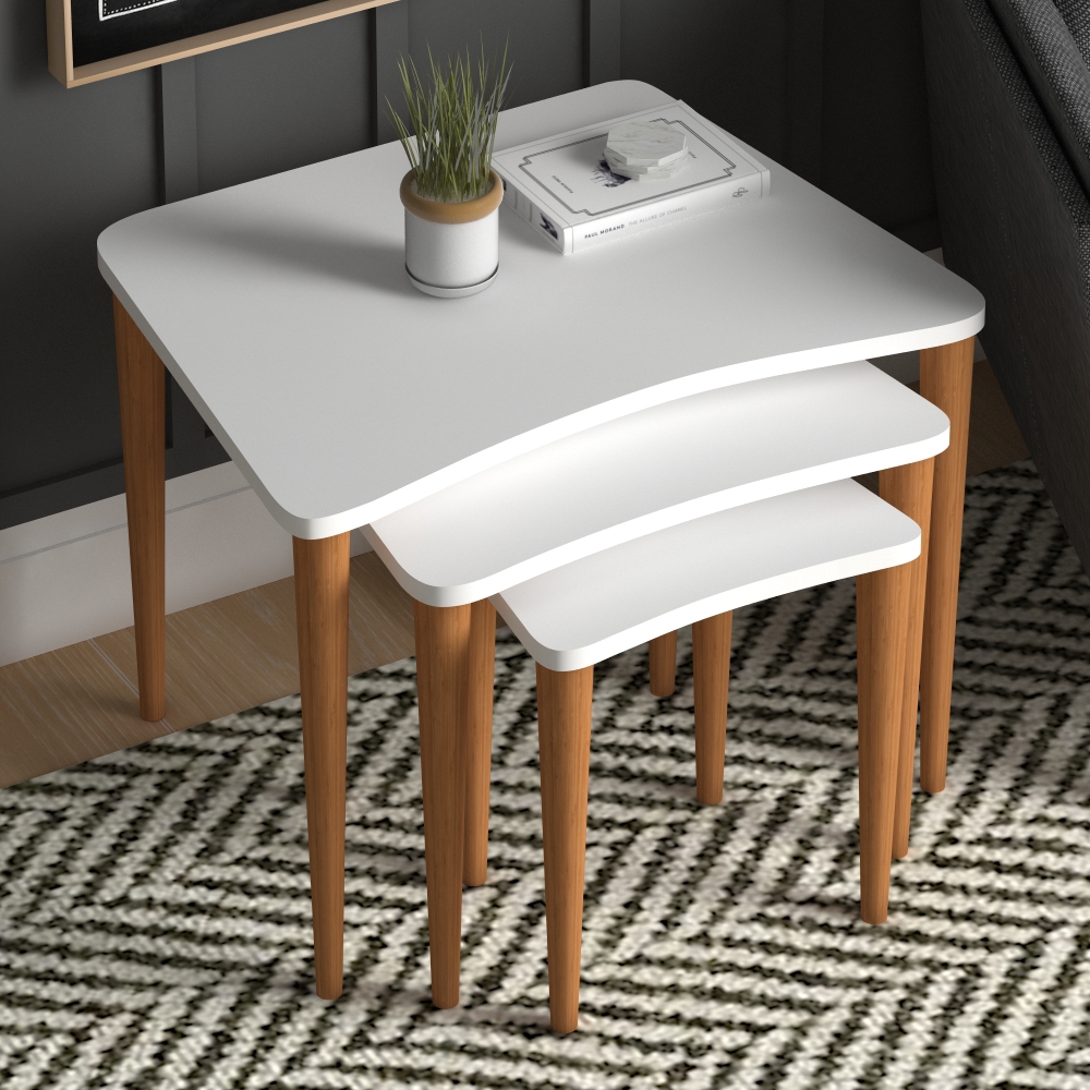 Удобный журнальный раскладной стол — отличный вариант для небольшой комнаты