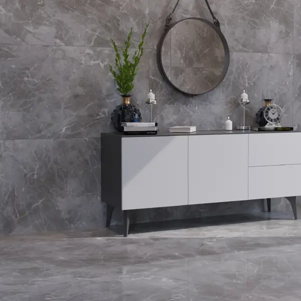 Керамогранит Grasaro Softmarble 60x120 см 1.44 м² лаппатированный цвет серый