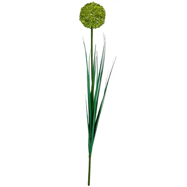 фото Искусственное растение декоративный лук ø8 см полиэстер зеленый без бренда