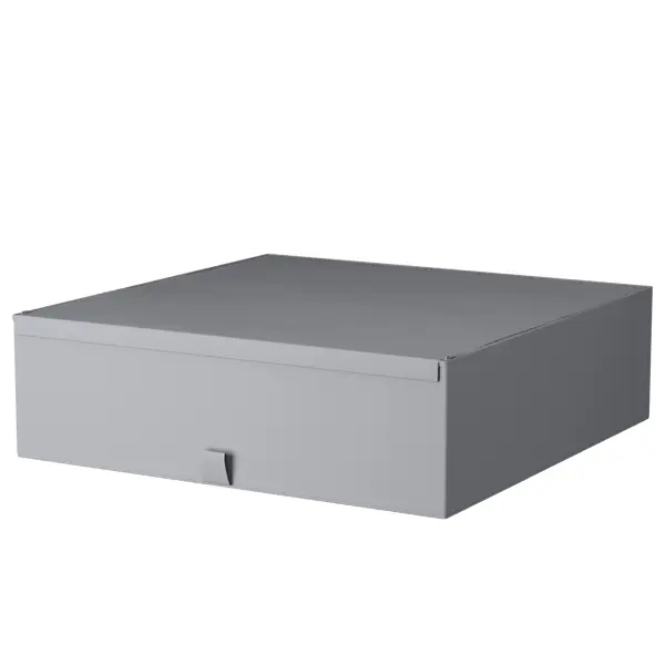 Короб для хранения Spaceo 16.5x56x56 см полипропилен цвет гранит коробка для обуви spaceo 28x15x35 см нетканый гранит