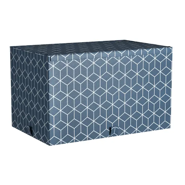 Короб для хранения Spaceo 33x56x36 см полиэстер цвет синий короб для хранения spaceo 33x56x36 см полиэстер белый