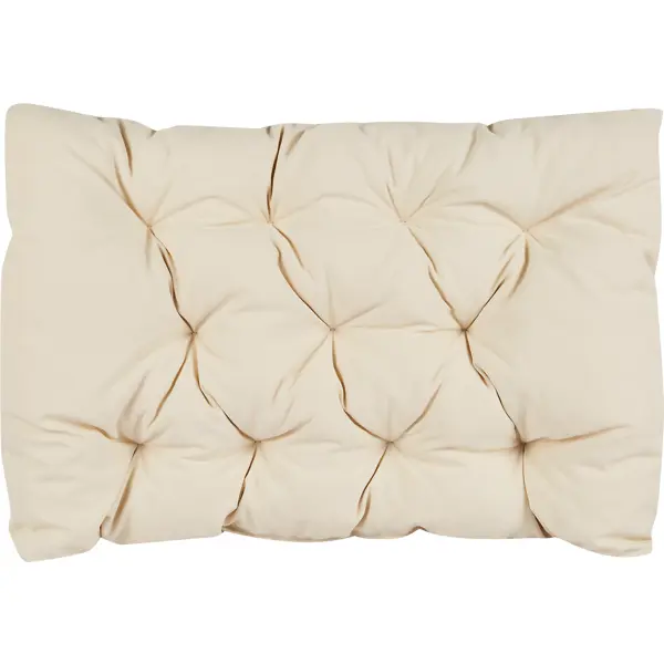 Подушка для садовой мебели Linen Way 62x44 см цвет кремовый подушка verona 50x50 см кремовый cream 5