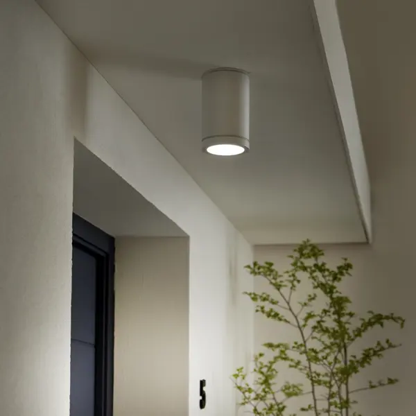 Спот Inspire «Olaria» IP54 круг цвет белый, накладной светильник настенно потолочный утилитарный светодиодный rbl wh 15 вт круг цвет белый