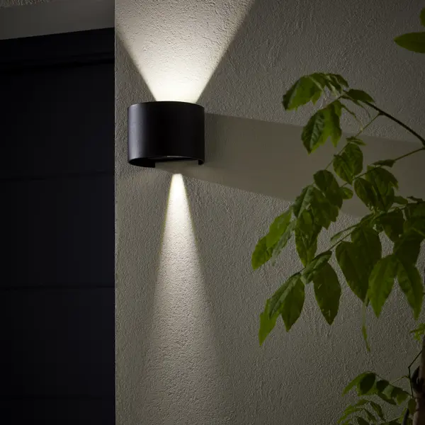 Светильник светодиодный Inspire «Roxb» 60 Вт IP54 круг цвет черный накладной светильник inspire lakko led с датчиком движения 1000 лм 4000 к ip44 серый