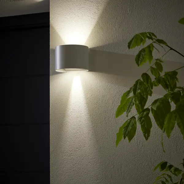 Светильник светодиодный Inspire «Roxb» 60 Вт IP54 круг цвет белый накладной настенный светильник в форме гриба автоматический светодиодный ночсветильник с датчиком уличные лампы с датчиком освещения для ванной л