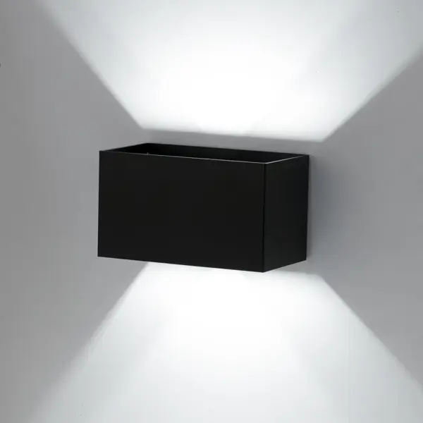 Светильник светодиодный Inspire «Roxb» 105 Вт IP54 квадрат цвет черный накладной шатун author левый 170 мм алюминий под квадрат 5 352671