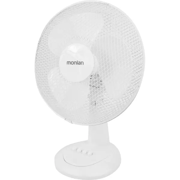 Вентилятор настольный Monlan MT-40W 40 Вт 34 см цвет белый вентилятор настольный monlan mt 30pw 30 вт белый