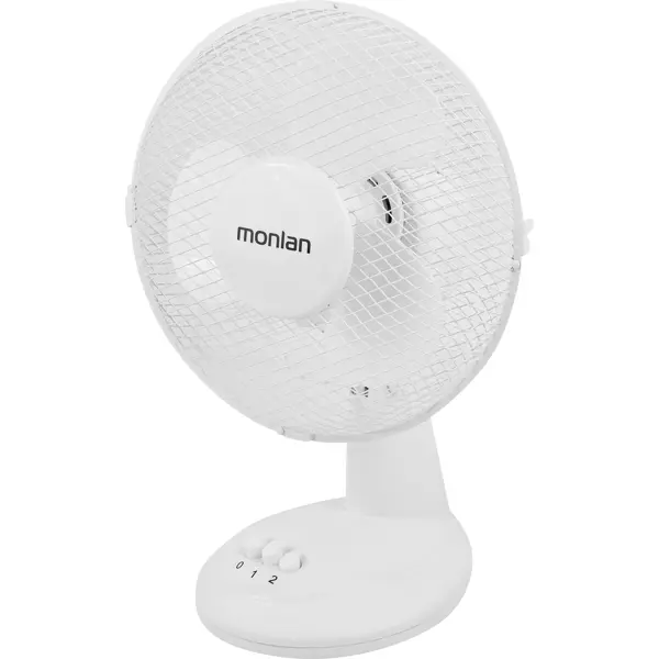 Вентилятор настольный Monlan MT-30W 30 Вт 27 см цвет белый вентилятор настольный nobrand fc 6381 white белый