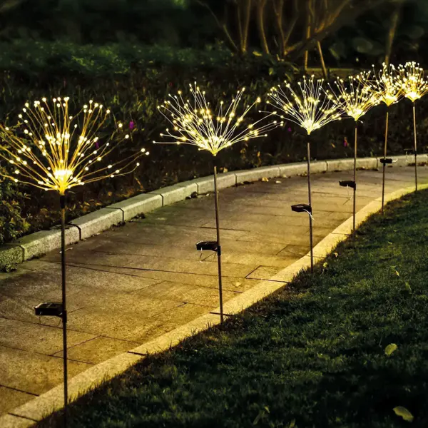 Светильник садовый Lamper Одуванчик малый LED фонарь садовый lamper каскад ночная лампада на солнечной батарее грунтовый 4 вт пластик панель 4м аккум 2 реж