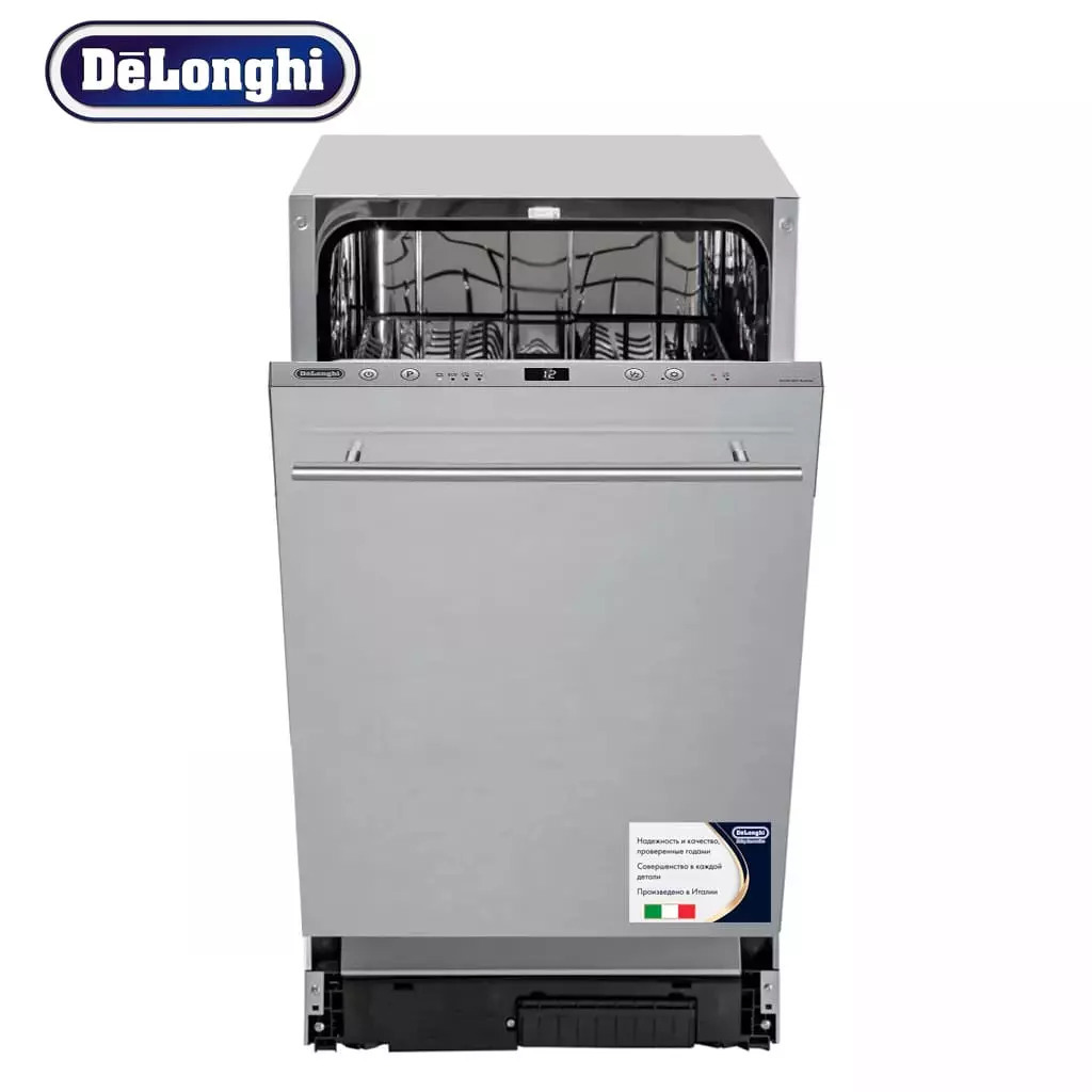 Посудомоечная машина Delonghi ddw 06s basilia 44.8 см 4 программы цвет  нержавеющая сталь ✳️ купить по цене 34710 ₽/шт. в Москве с доставкой в  интернет-магазине Леруа Мерлен