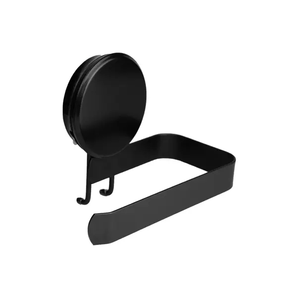 Держатель для туалетной бумаги Аквалиния W8002-12 керамика цвет черный настенный двойной крючок аквалиния