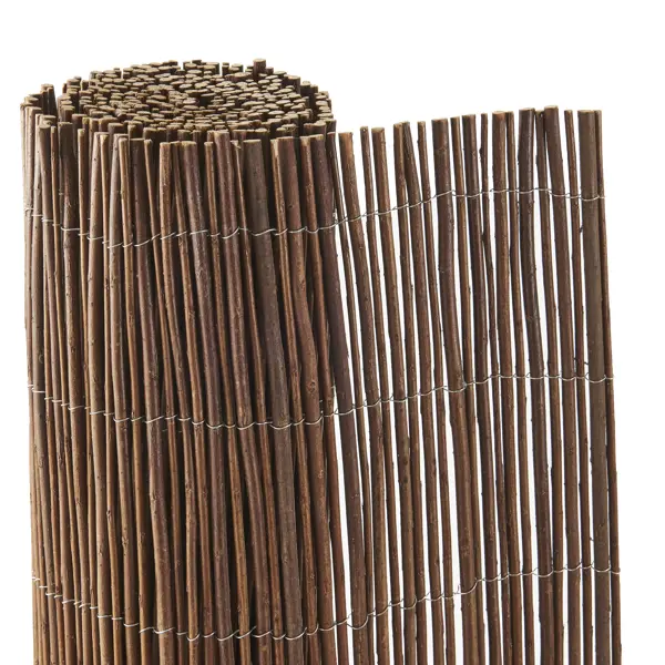 фото Изгородь декоративная naterial ива 1x3 м коричневый