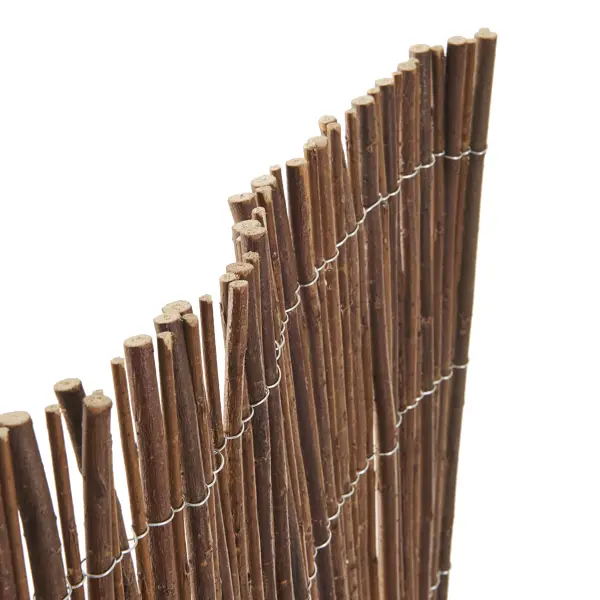 фото Изгородь декоративная naterial ива 1x3 м коричневый