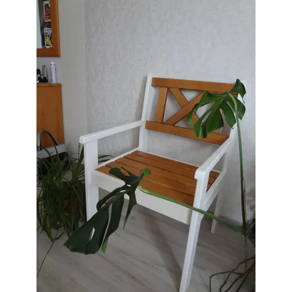 Кресло Valetta 59x64x90 см дерево цвет разноцветный кресло садовое naterial oris fix