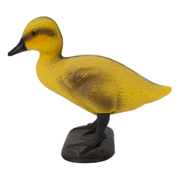 Фигура декоративная Утенок пластик 16x10x13 см flamingo игрушка для собак утенок желтый с пищалкой 20см