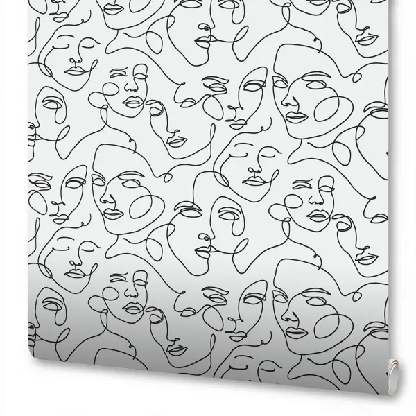 Обои флизелиновые Wallsecret Picasso белые 1.06 м 8754-20