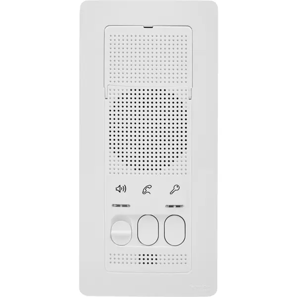 Аудиодомофон Schneider Electric Blanca цвет белый потолочный светильник rivoli blanca 6094 106 б0052645