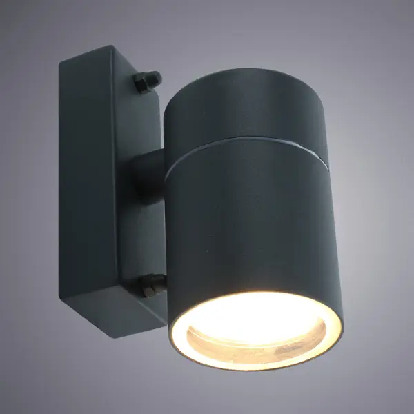 Настенный светильник уличный Mistero 1xGU10x35 Вт IP44 цвет серый металлик ustanovka opu otoplenie