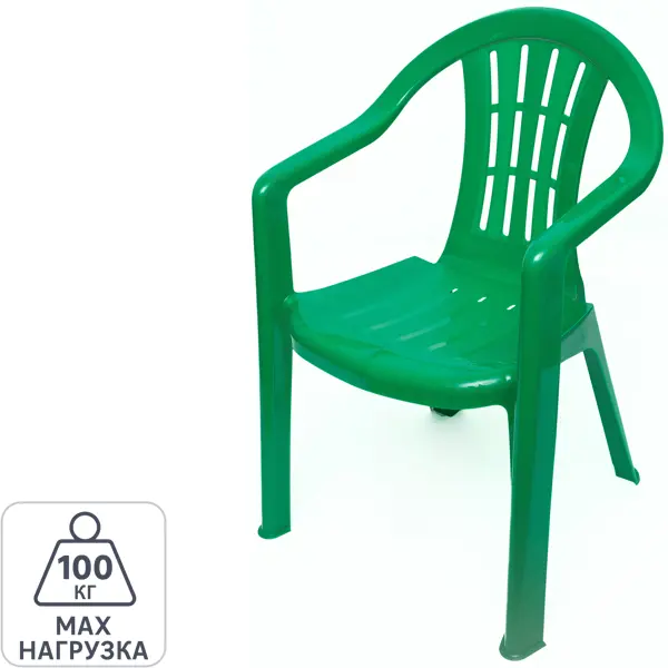 Кресло Туба-дуба Невод 0012 58.5x57.5x81.5 см полипропилен зеленое детское кресло cubby solidago grey с подлокотниками 222551