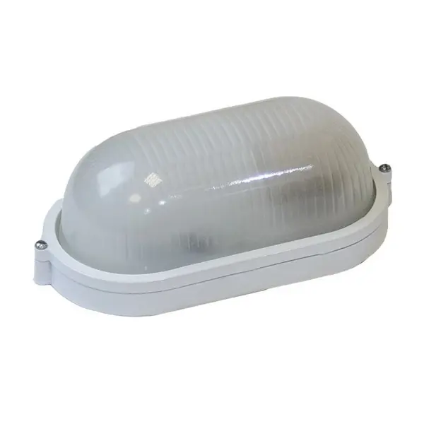 Светильник утилитарный настенно-потолочный влагозащищенный Эра НБП04-100-001 12 м² цвет белый настенно потолочный светодиодный светильник sonex gino 2045 dl