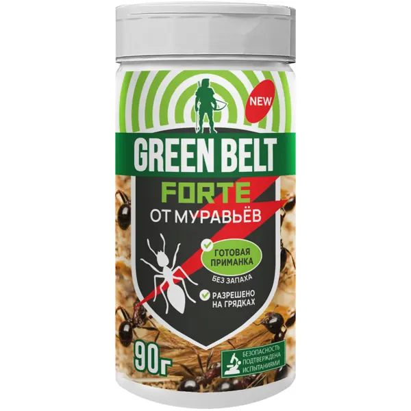 Инсектицид Green Belt Муравьин Forte Защита от от муравьев гранулы 90 г гранулы от садовых и домашних муравьев noguest
