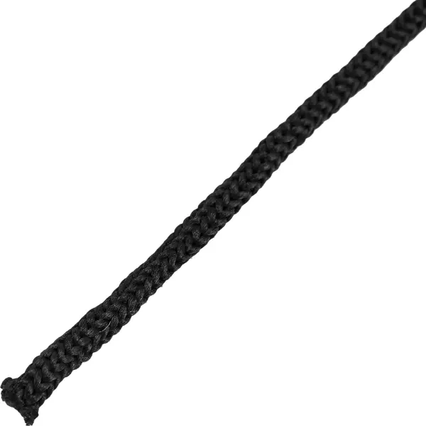 Веревка полипропиленовая 6 мм цвет черный, на отрез
