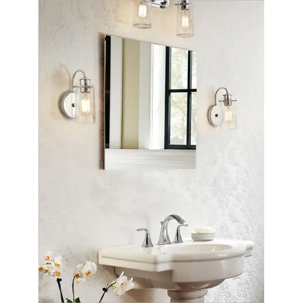 Зеркало для ванной Omega Glass NNF004 50 см квадратное зеркало для ванной omega glass дижон sd58 60x85 см асимметричное с подсветкой