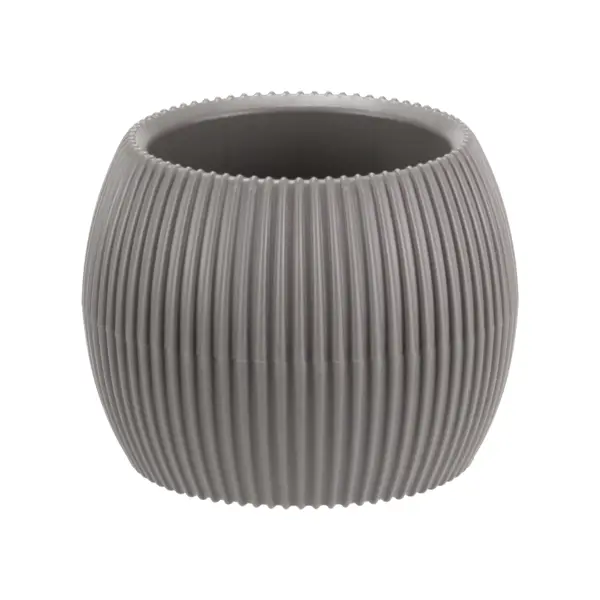 Кашпо для цветов Idea Пиканто ø14.5 см v0.7 л пластик серый ваза для цветов кашпенок гипс серый бетон